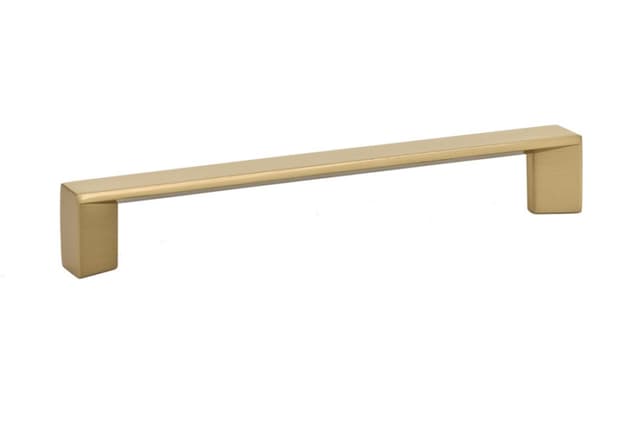 Emtek Contemporary Trinity Pull, 6"CC, Satin Brass - 86266US4