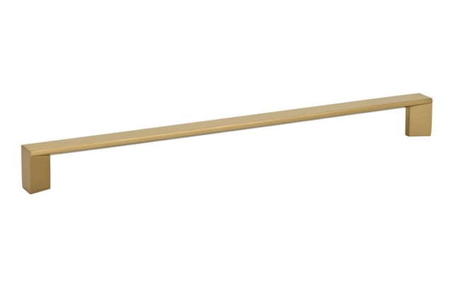 Emtek Contemporary Trinity Pull, 10"CC, Satin Brass - 86267US4