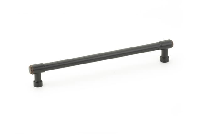 Emtek Industrial Modern Jasper Appliance Pull, 12"CC, Oil Rubbed Bronze - 86693US10B