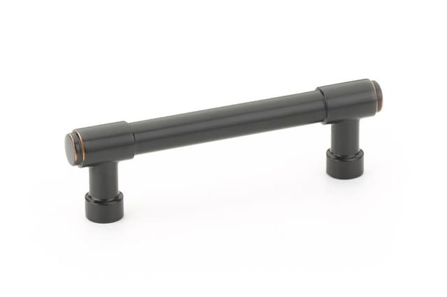 Emtek Industrial Modern Jasper Pull, 3-1/2"CC, Oil Rubbed Bronze - 86686US10B