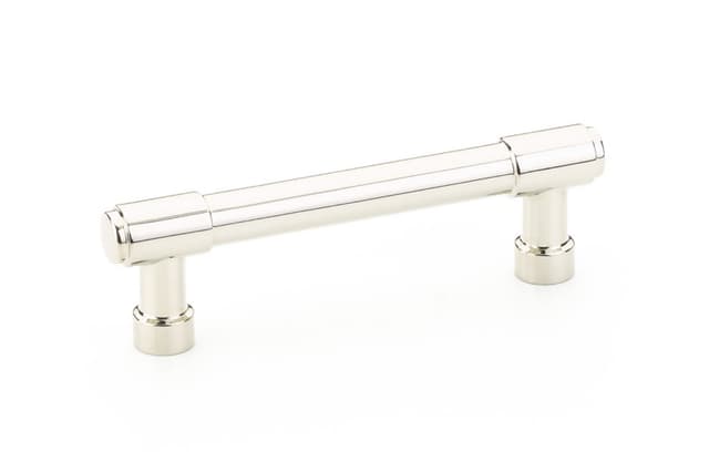 Emtek Industrial Modern Jasper Pull, 3-1/2"CC, Polished Nickel - 86686US14