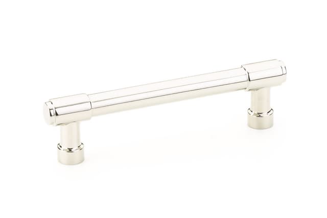 Emtek Industrial Modern Jasper Pull, 4"CC, Polished Nickel - 86687US14
