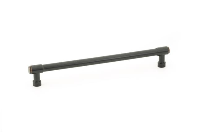 Emtek Industrial Modern Jasper Pull, 8"CC, Oil Rubbed Bronze - 86690US10B