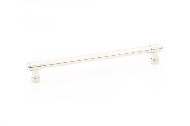 Emtek Industrial Modern Jasper Pull, 8"CC, Polished Nickel - 86690US14