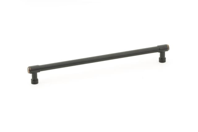 Emtek Industrial Modern Jasper Pull, 10"CC, Oil Rubbed Bronze - 86691US10B