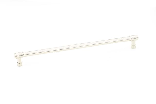 Emtek Industrial Modern Jasper Pull, 12"CC, Polished Nickel - 86692US14