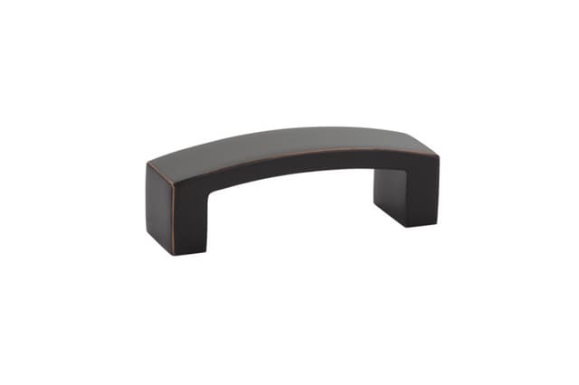 Emtek Mid Century Modern Bauhaus Pull, 3"CC, Oil Rubbed Bronze - 86324US10B