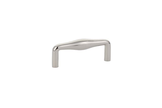 Emtek Mid Century Modern Dane Pull, 3"CC, Polished Nickel - 86309US14