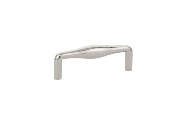 Emtek Mid Century Modern Dane Pull, 3-1/2"CC, Polished Nickel - 86310US14