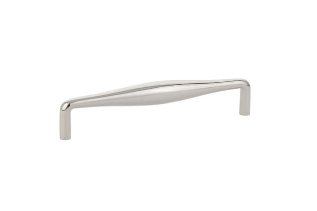 Emtek Mid Century Modern Dane Pull, 6"CC, Polished Nickel - 86312US14
