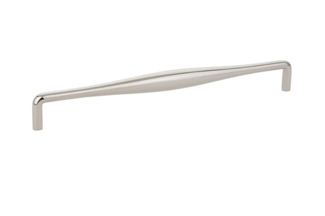 Emtek Mid Century Modern Dane Pull, 10"CC, Polished Nickel - 86313US14