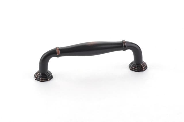 Emtek Transitional Heritage Blythe Pull, 3-1/2"CC, Oil Rubbed Bronze - 86471US10B
