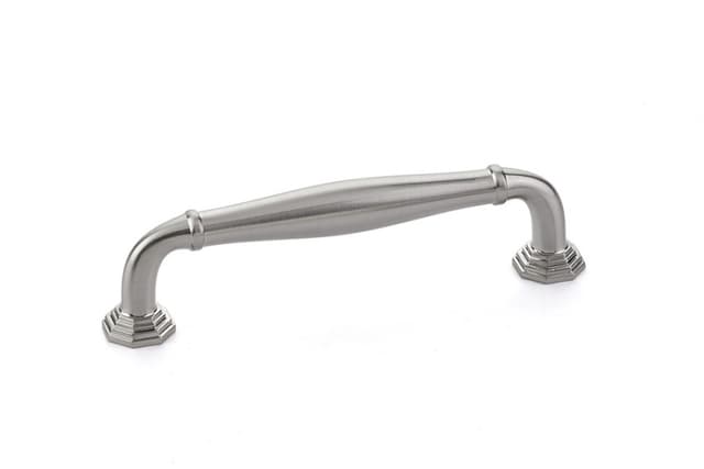 Emtek Transitional Heritage Blythe Pull, 4"CC, Satin Nickel - 86472US15