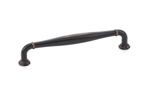 Emtek Transitional Heritage Blythe Pull, 6"CC, Oil Rubbed Bronze - 86473US10B