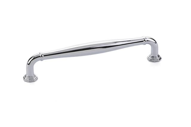 Emtek Transitional Heritage Blythe Pull, 6"CC, Polished Chrome - 86473US26