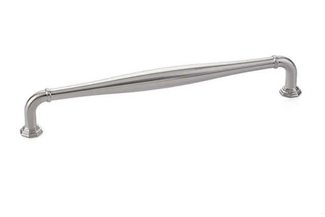 Emtek Transitional Heritage Blythe Pull, 8"CC, Satin Nickel - 86474US15