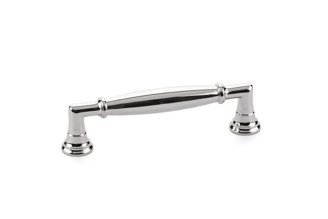 Emtek Transitional Heritage Westwood Pull, 3-1/2"CC, Polished Nickel - 86475US14