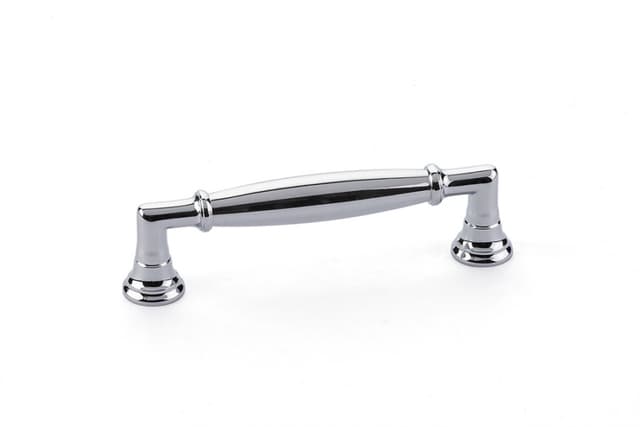 Emtek Transitional Heritage Westwood Pull, 3-1/2"CC, Polished Chrome - 86475US26