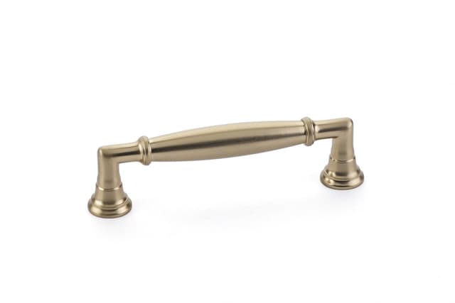 Emtek Transitional Heritage Westwood Pull, 3-1/2"CC, Satin Brass - 86475US4