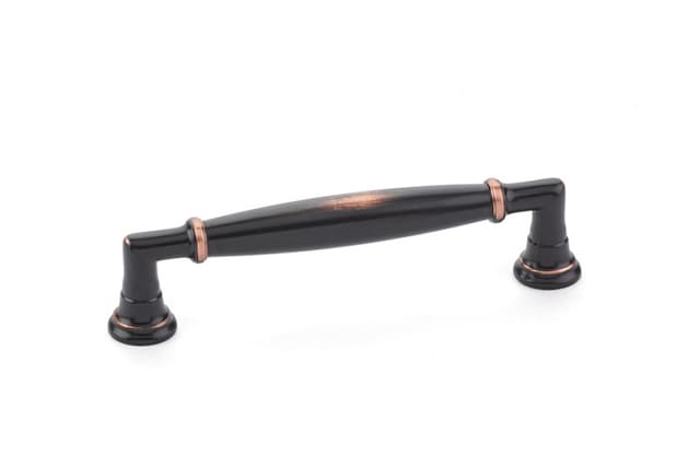 Emtek Transitional Heritage Westwood Pull, 4"CC, Oil Rubbed Bronze - 86476US10B
