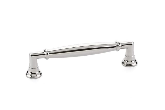 Emtek Transitional Heritage Westwood Pull, 4"CC, Polished Nickel - 86476US14