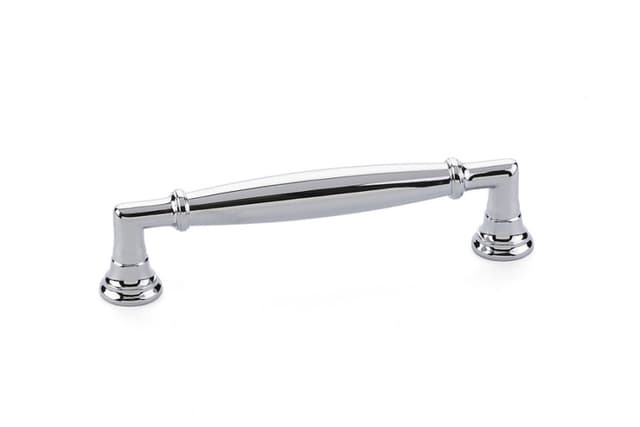 Emtek Transitional Heritage Westwood Pull, 4"CC, Polished Chrome - 86476US26