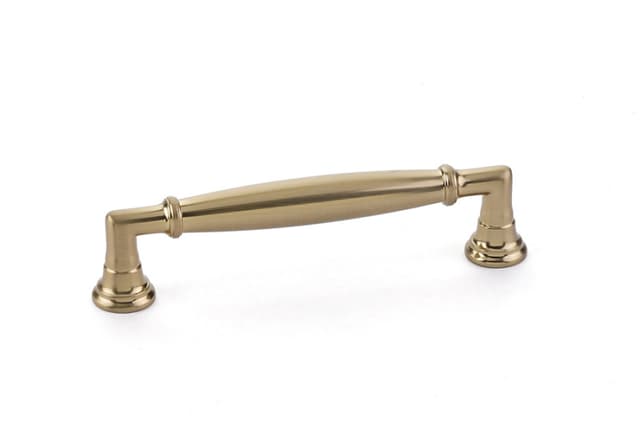 Emtek Transitional Heritage Westwood Pull, 4"CC, Satin Brass - 86476US4