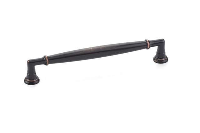 Emtek Transitional Heritage Westwood Pull, 6"CC, Oil Rubbed Bronze - 86477US10B
