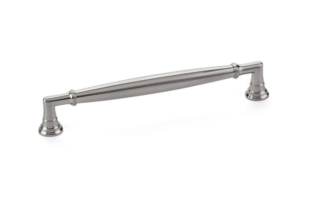 Emtek Transitional Heritage Westwood Pull, 6"CC, Satin Nickel - 86477US15