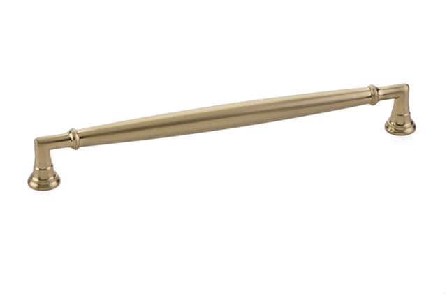 Emtek Transitional Heritage Westwood Pull, 8"CC, Satin Brass - 86478US4