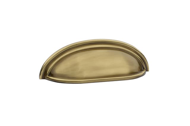 Emtek Traditonal Cup Pull, 3"CC, French Antique - 86123US7