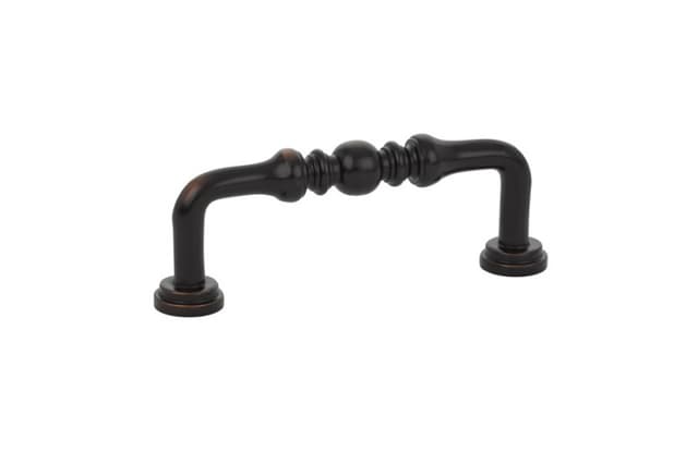 Emtek Traditional Spindle Pull, 3"CC, Oil Rubbed Bronze - 86128US10B