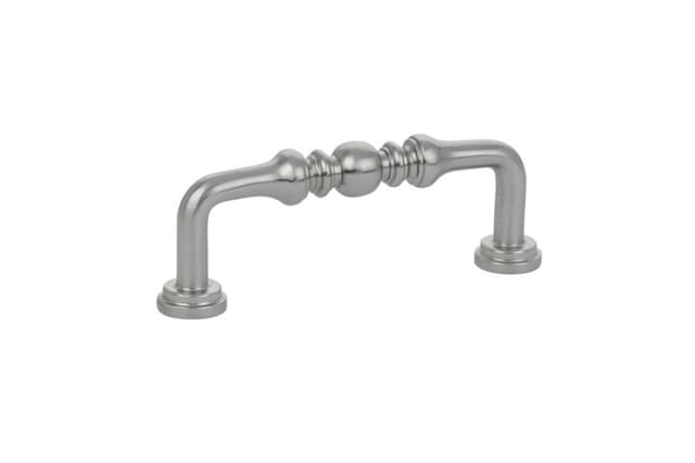 Emtek Traditional Spindle Pull, 3"CC, Satin Nickel - 86128US15