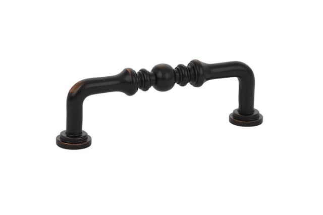Emtek Traditional Spindle Pull, 3-1/2"CC, Oil Rubbed Bronze - 86129US10B