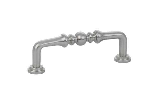 Emtek Traditional Spindle Pull, 3-1/2"CC, Satin Nickel - 86129US15