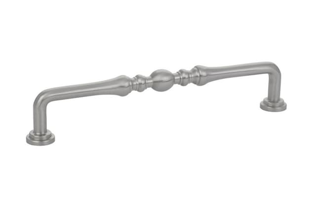 Emtek Traditonal Spindle Pull, 6"CC, Satin Nickel - 86248US15