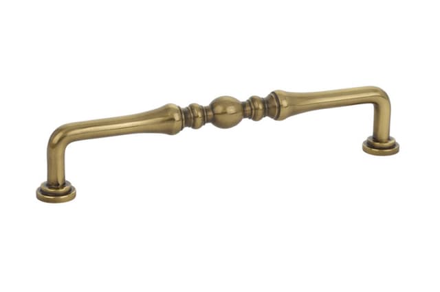 Emtek Traditonal Spindle Pull, 6"CC, French Antique - 86248US7