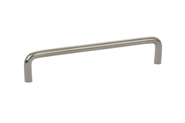 Emtek Traditional Wire Pull, 6"CC, Polished Nickel - 86249US14