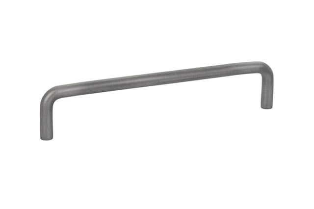 Emtek Traditional Wire Pull, 6"CC, Pewter - 86249US15A