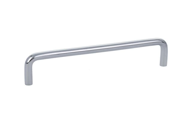 Emtek Traditional Wire Pull, 6"CC, Polished Chrome - 86249US26