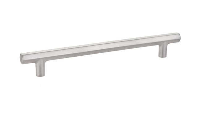 Emtek Urban Modern Mod Hex Pull, 8"CC, Satin Nickel - 86462US15