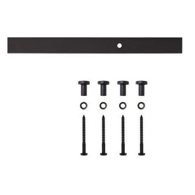Mini-Barn Door Flat Rail Kit, Quiet Glide