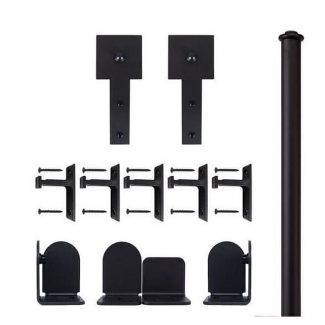 Cube Strap Hardware Kit with Rail, Quiet Glide