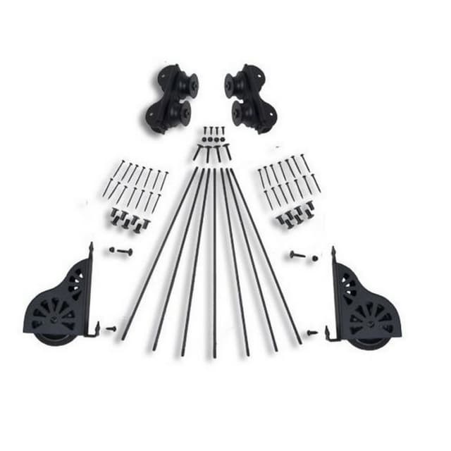 Rolling Ladder Hardware Kit, Quiet Glide