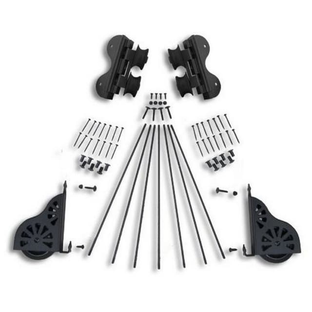 Swivel Rolling Hardware Kit, Quiet Glide