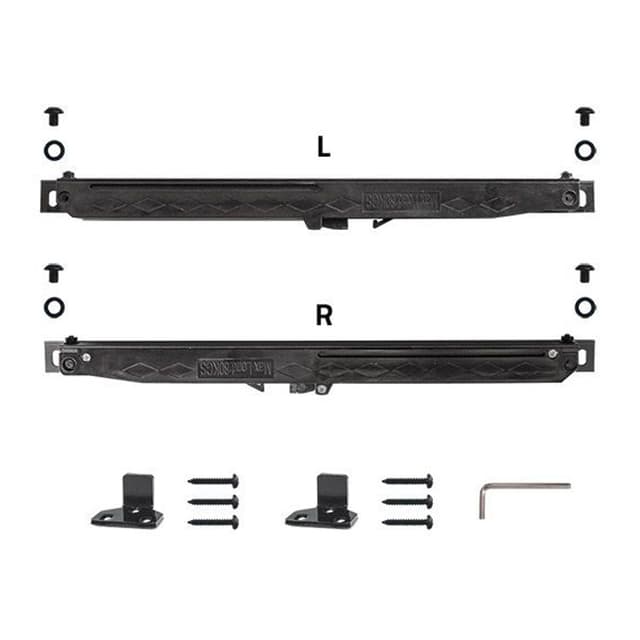 Soft Close Mechanism for Flat Rail, Quiet Glide