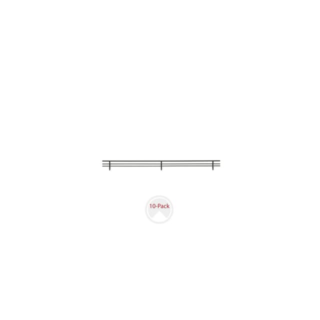 Wire Matte Black Shoe Rail, Sidelines