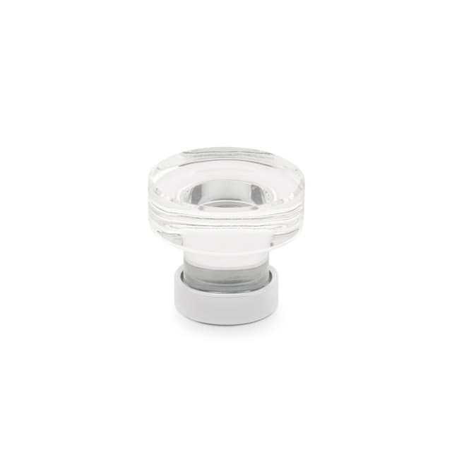Emtek Grayson Glass Knob, 1-1/4" Diameter, Glass/Polished Chrome - 86569US26