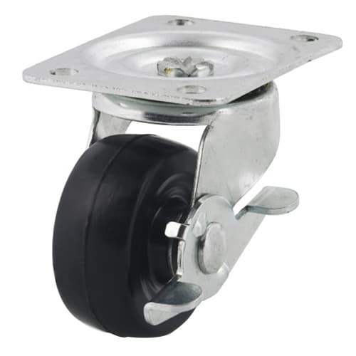 CGD Series Plate Mount Hard Rubber Caster, DH Casters