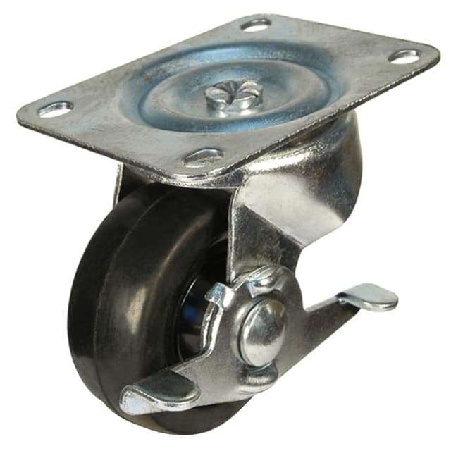 CGD Series Plate Mount Soft Rubber Caster, DH Casters